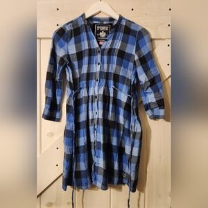 Y2K Victoria's Secret Pink 3/4 Sleeve Shirt Dress. Size XS. True Y2K 2009.